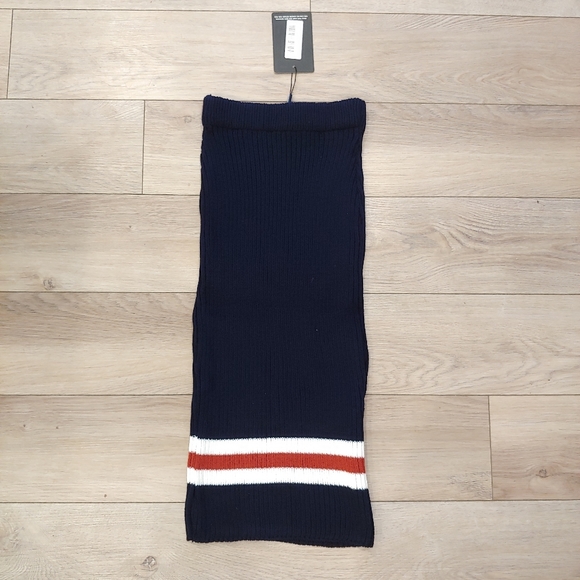 NWT Navy, red & white striped knit skirt // size 2 - Picture 2 of 6
